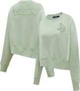 PRO STANDARD Women's Pro Standard Green Minnesota Vikings Neutral Pullover Sweatshirt