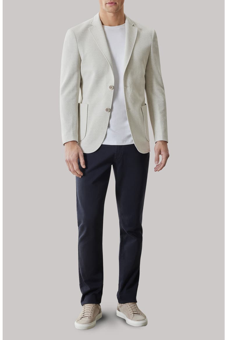 Eryx Cotton & Linen Blend Herringbone Sport Coat, Alternate, color, MOONSTONE