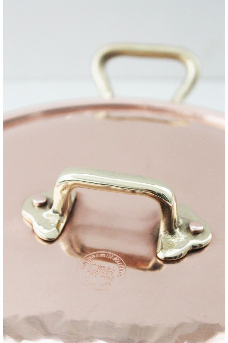 Vintage Inspired Copper Large Sauté Pan, Alternate, color, Copper