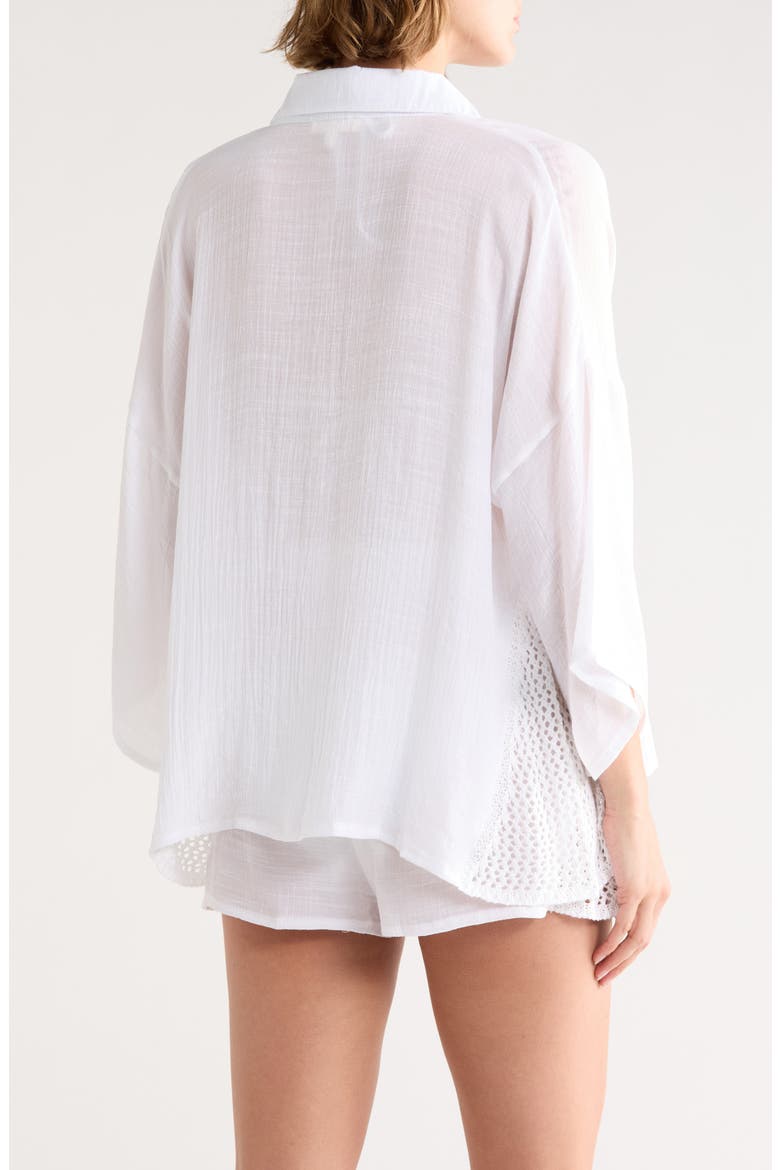 Cover-Up Shirt, Alternate, color, WHITE
