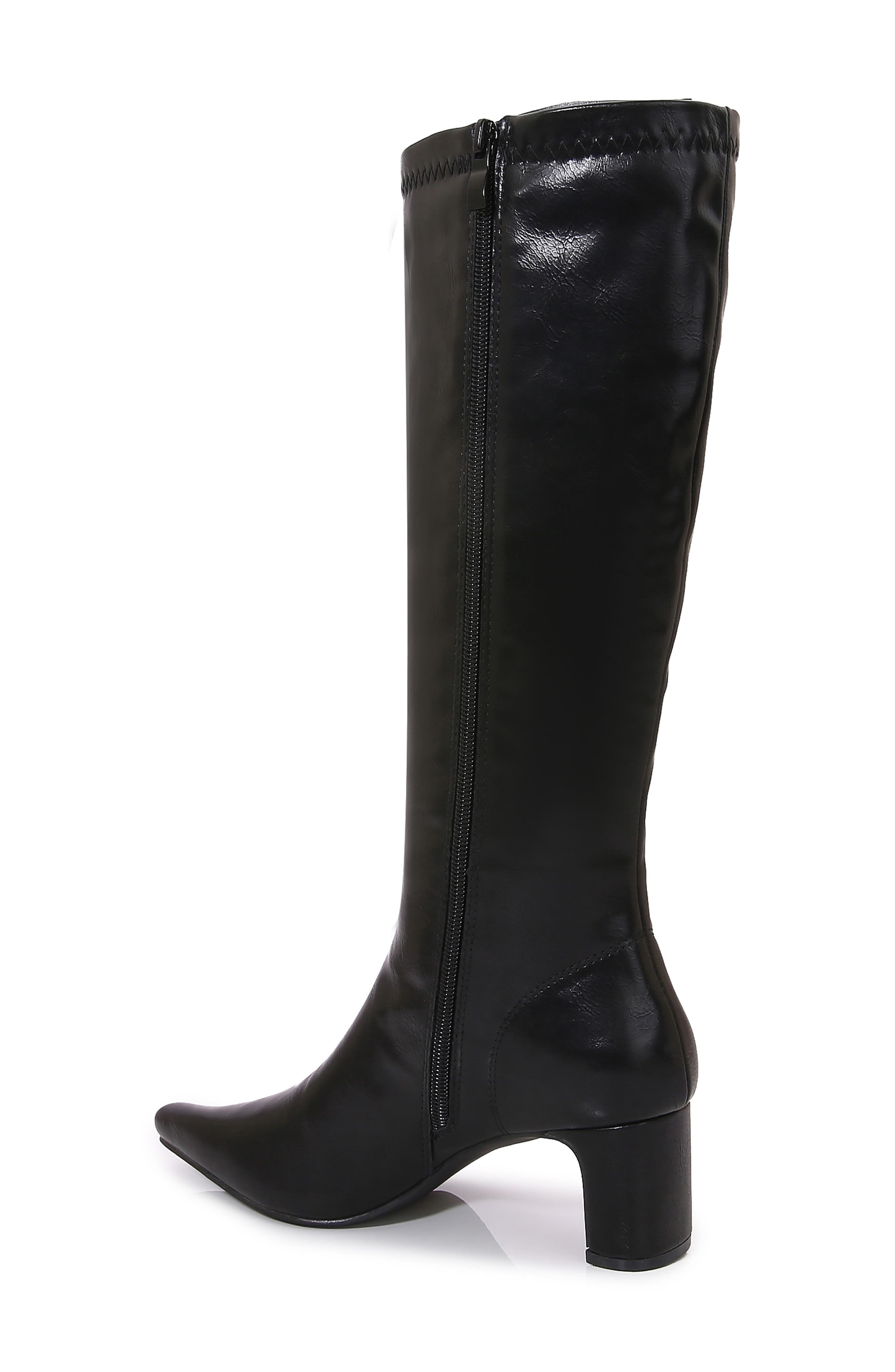 BERNESS Square Toe Boot, Alternate, color, Black