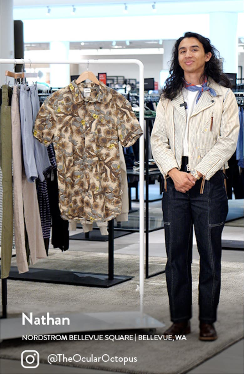 Baytrail Pattern Short Sleeve Button-Up Shirt, sales video thumbnail