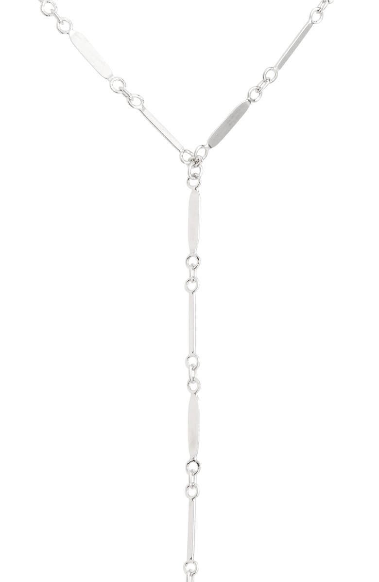 Argento Vivo Sterling Silver Argento Vivo Mirror Bar Station Y-Necklace, Alternate, color,