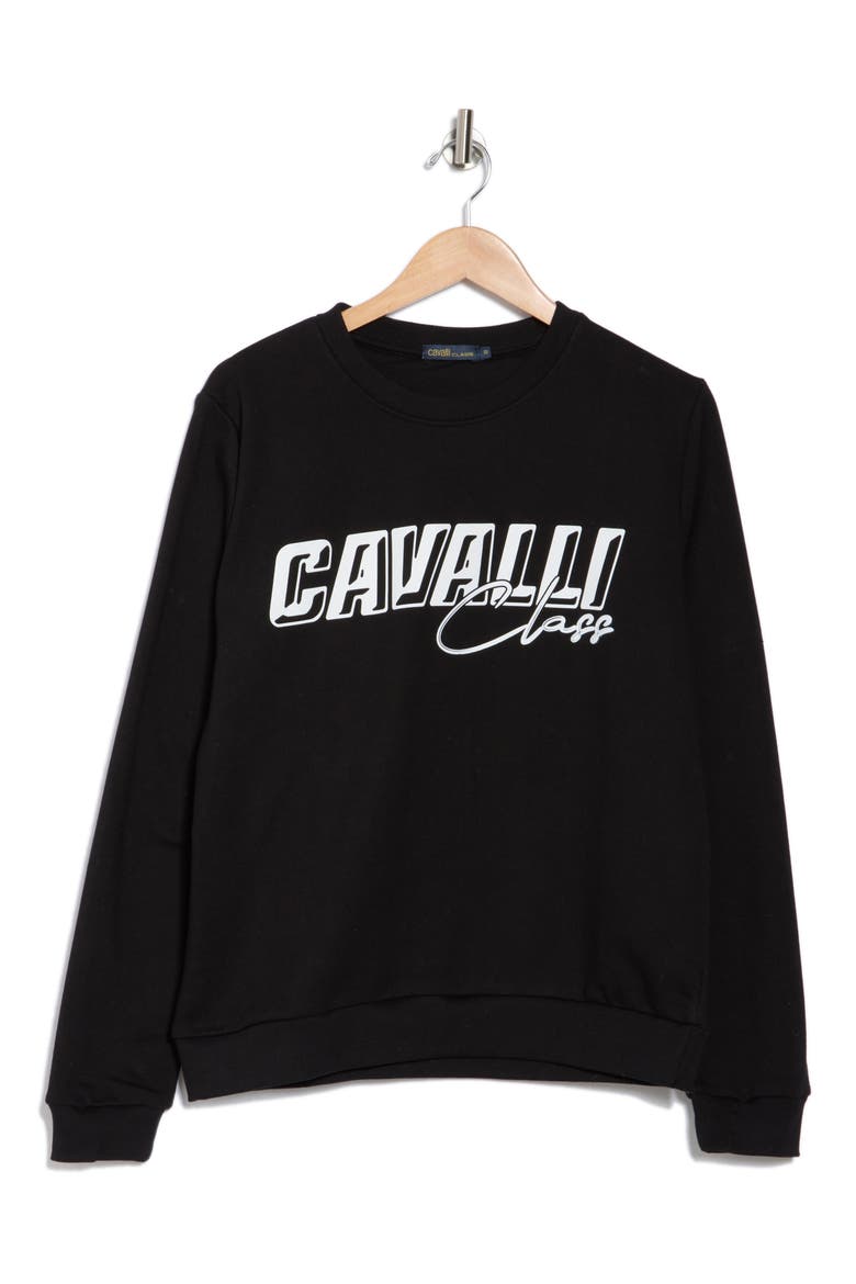 Colourful Rack For Classes Cavalli Class Cotton Crewneck Sweatshirt (Men) | Nordstromrack