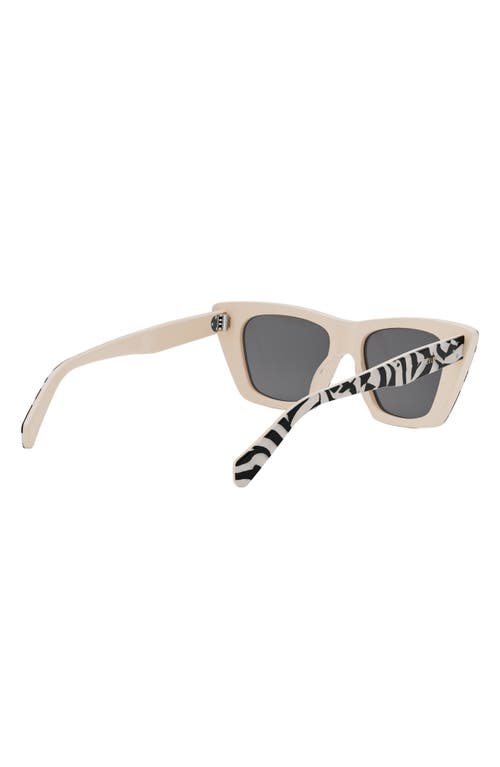 Celine Bold 3 Dots 51mm Cat Eye Sunglasses In Gray