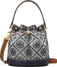 Tory Burch T Monogram Jacquard Bucket Bag