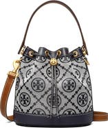 Tory Burch T Monogram Jacquard Bucket Bag