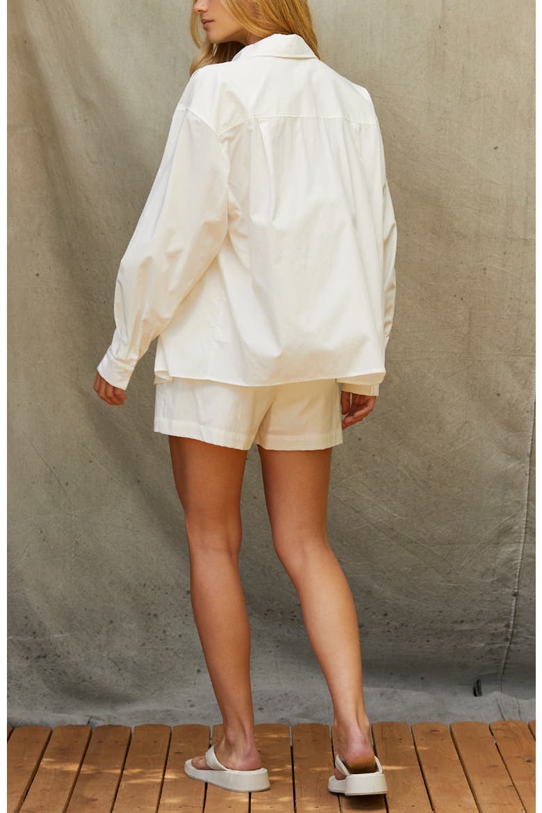 Button up Shirt & Boxer Shorts Three Piece Set, Alternate, color, White