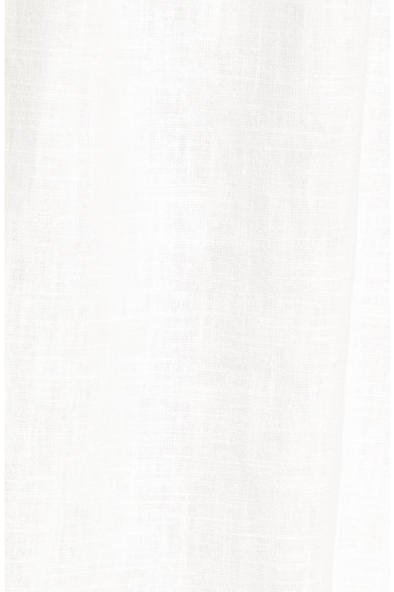 Cotton & Linen Ballerina Midi Dress, Alternate, color, WHITE