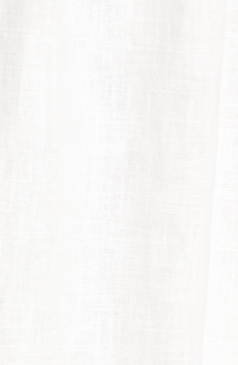 MOON RIVER Cotton & Linen Ballerina Midi Dress, Alternate, color,