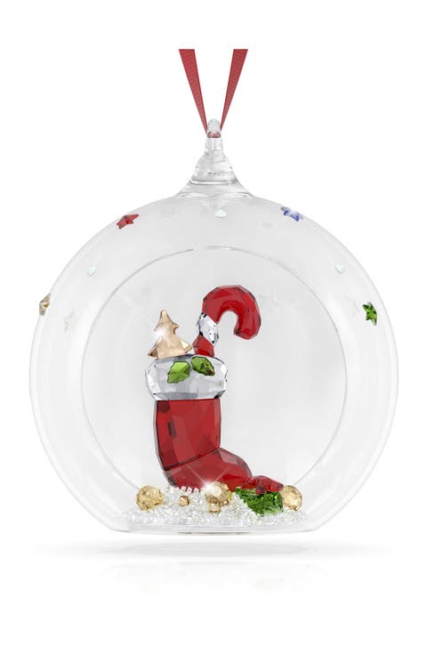 Holiday Cheers Stocking Ball Ornament