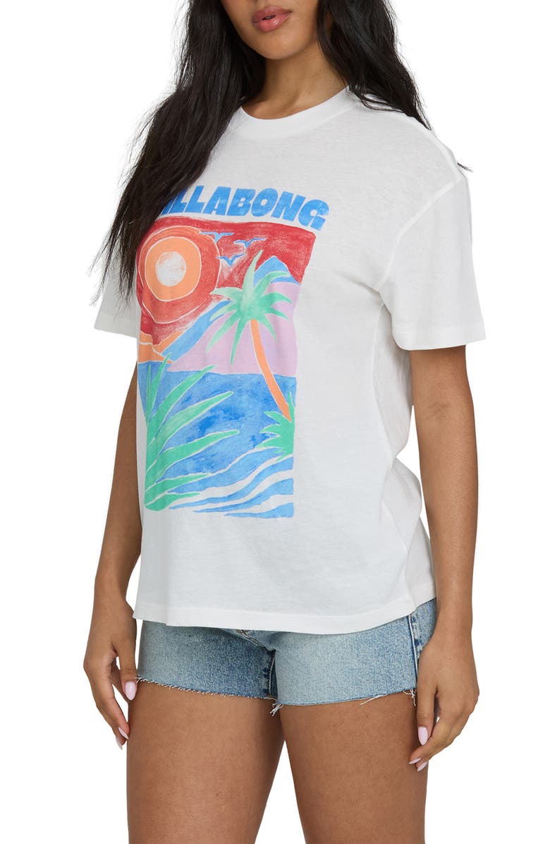Billabong Highs & Lows Graphic T-Shirt, Alternate, color, Salt Crystal