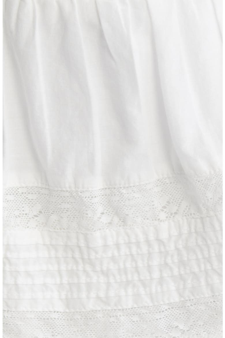 Liv Lace & Ruffle Minidress, Alternate, color, ANTIQUE WHITE
