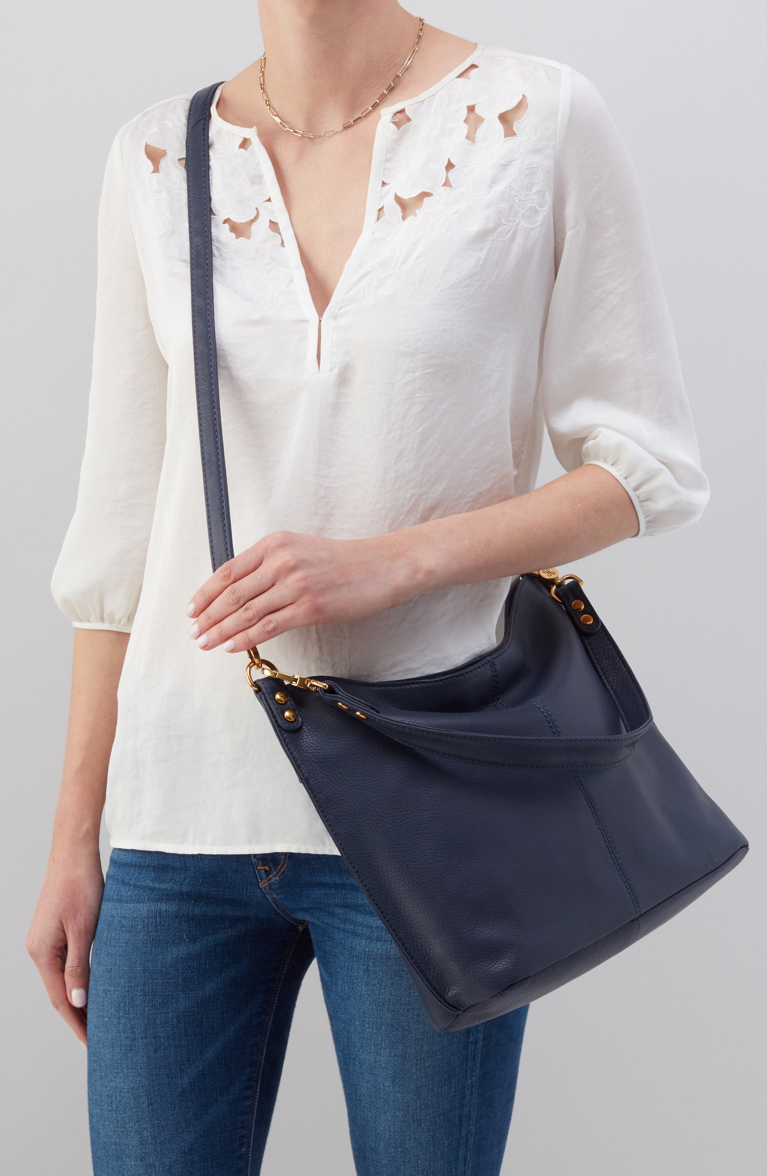 Pier Leather Tote, Alternate, color, SAPPHIRE