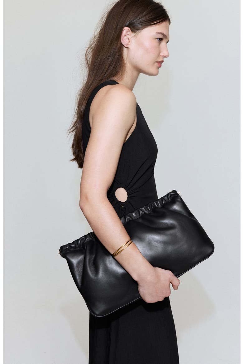 Side Cutout Sleeveless Dress, Alternate, color, BLACK