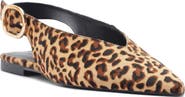 Arezzo Atlas Pointed Toe Slingback Flat