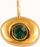 Joiana Jewelry Zirconia Bean Charm Pendant