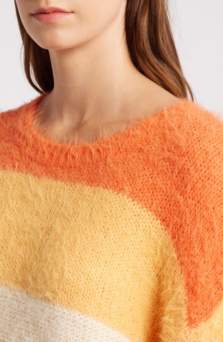 Rip Curl Sunrise Sessions Stripe Crewneck Sweater, Alternate, color, 