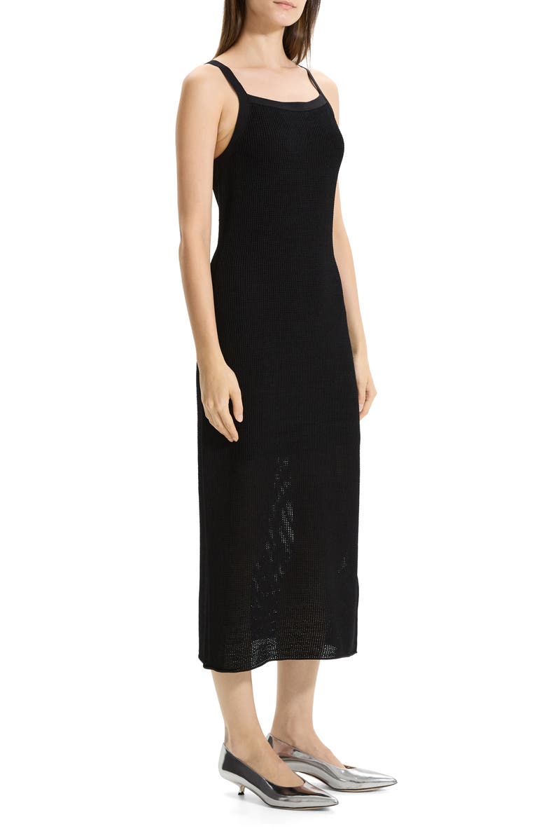 Theory Square Neck Midi Sweater Dress, Alternate, color,