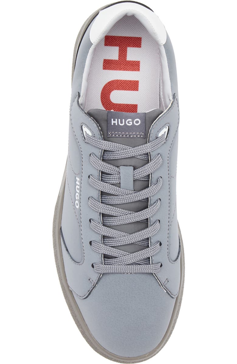 BOSS Riven Tennis Sneaker, Alternate, color, Medium Grey