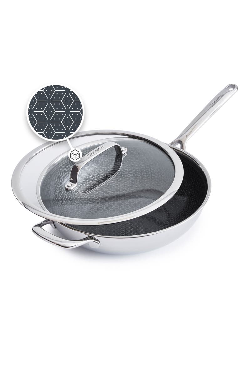 Spectra ThermoBond Hybrid Skillet with Lid, Alternate, color, GREY