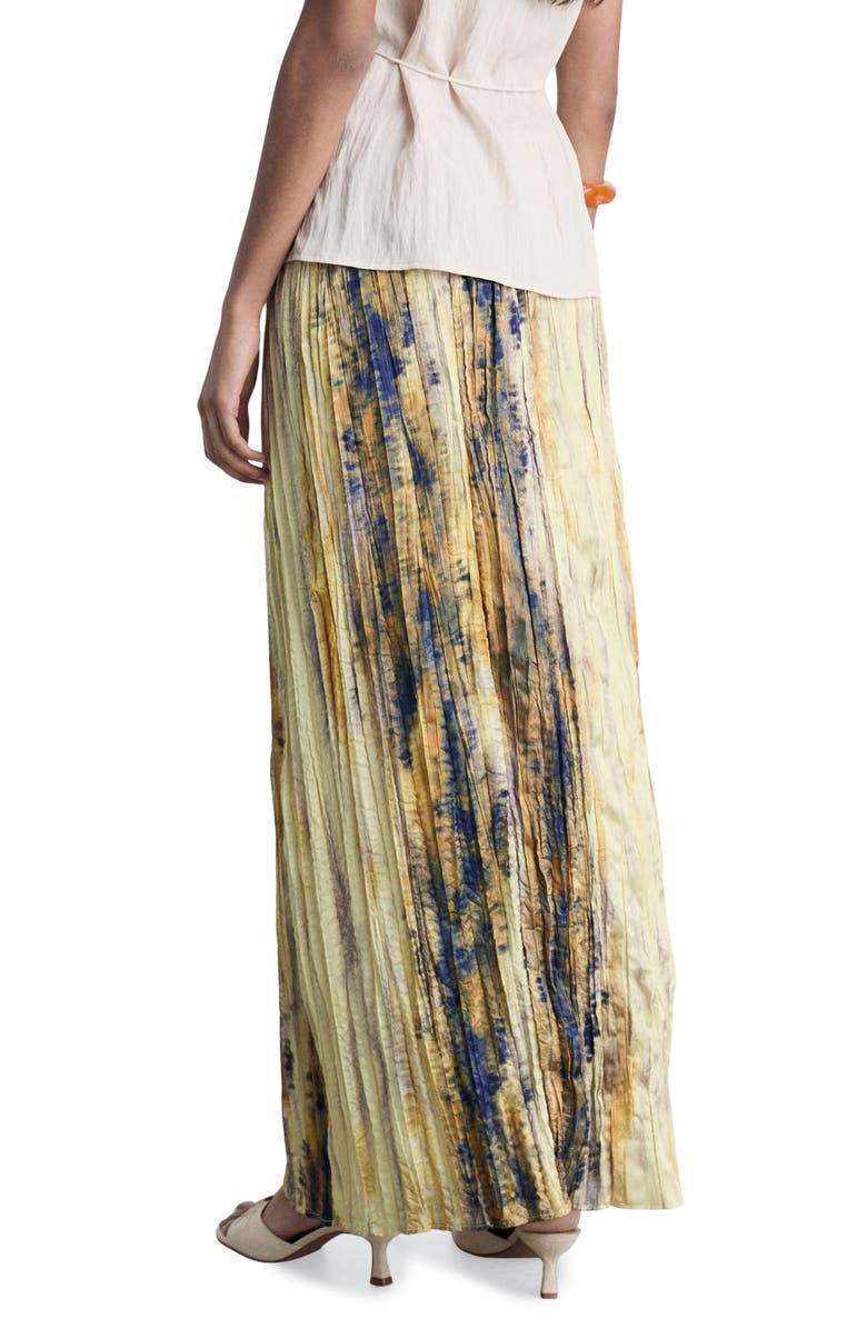 MANGO Textured Satin Skirt, Alternate, color,