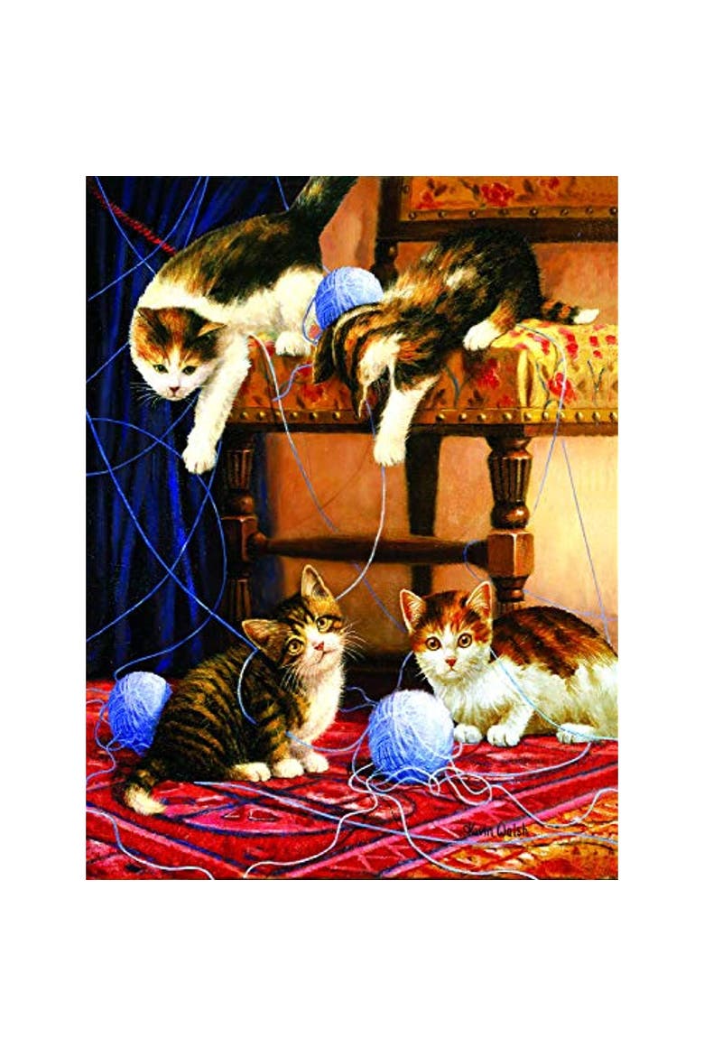 Balls of Yarn 500 piece Jigsaw Puzzle for Adults, Alternate, color, Multicolor