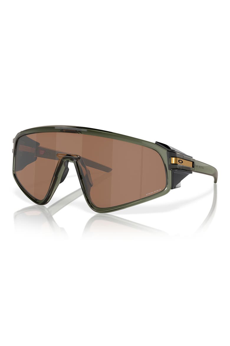 135mm Prizm™ Shield Sunglasses, Alternate, color, OLIVE