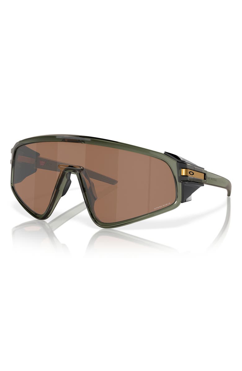Oakley 135mm Prizm<sup>™</sup> Shield Sunglasses, Alternate, color, Olive