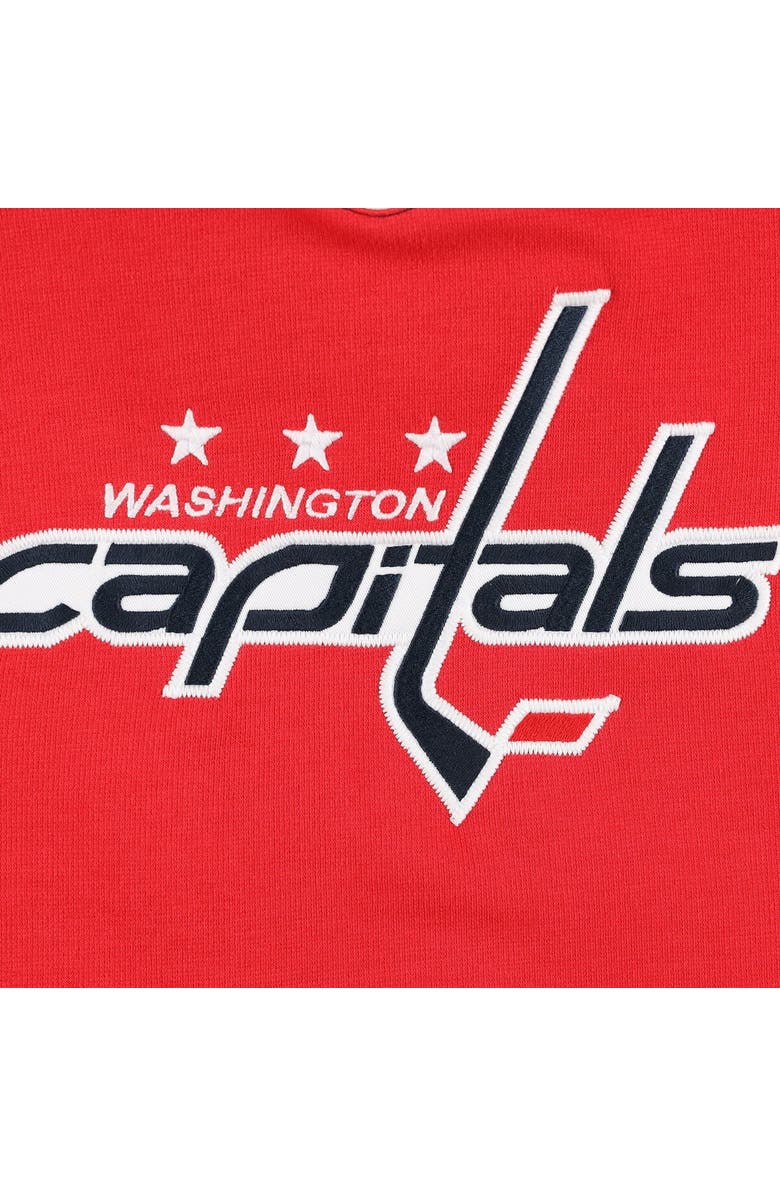 Outerstuff Youth TJ Oshie Red Washington Capitals Ageless Must-Have V-Neck Name & Number Pullover Hoodie, Alternate, color, Red