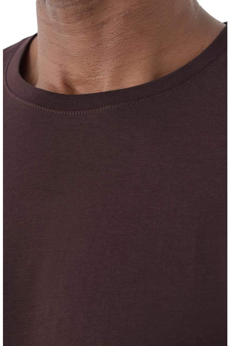 Organic Cotton Men's Softspun Essential Crewneck Long Sleeve Tee, Alternate, color, Plum
