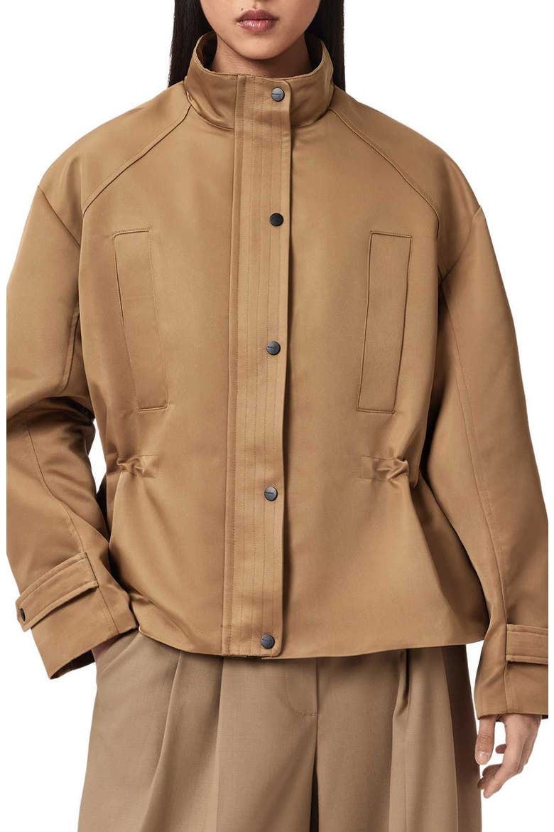 Oversize Luellah Jacket, Main, color, GREIGE BROWN