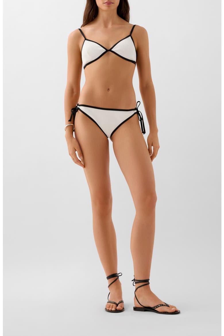 Pipping Bikini, Alternate, color, White