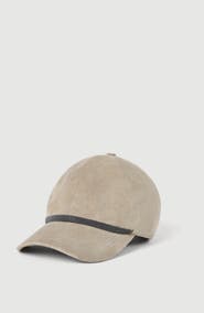 Brunello Cucinelli Suede baseball cap