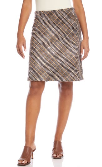 Karen Kane Glen Plaid Bias Cut Skirt | Nordstrom