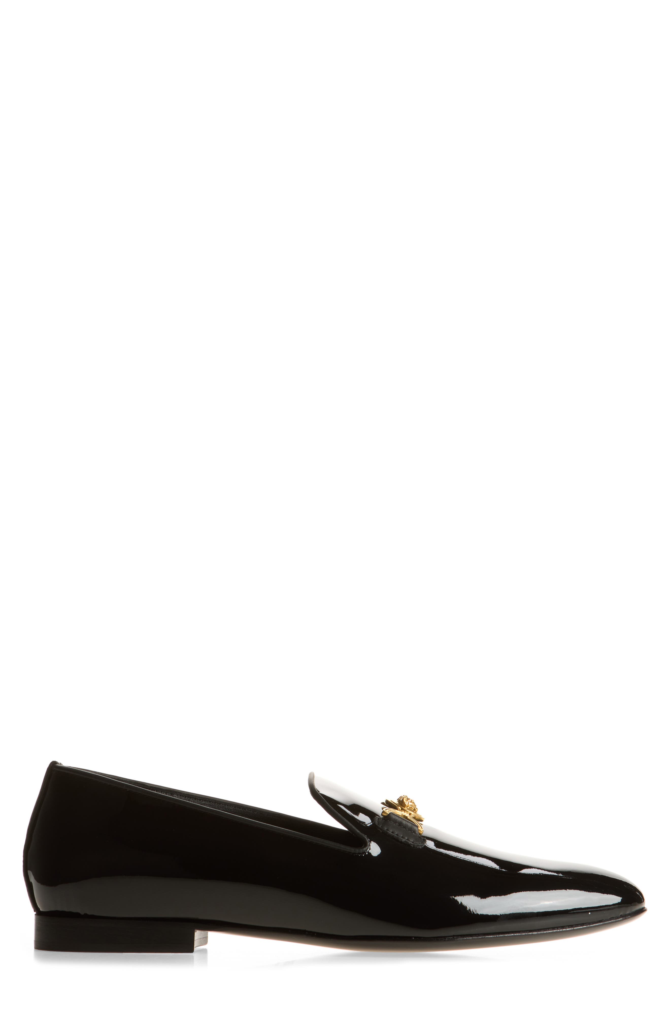 Medusa Smoking Slipper, Alternate, color, BLACK-VIBRATED GOLD