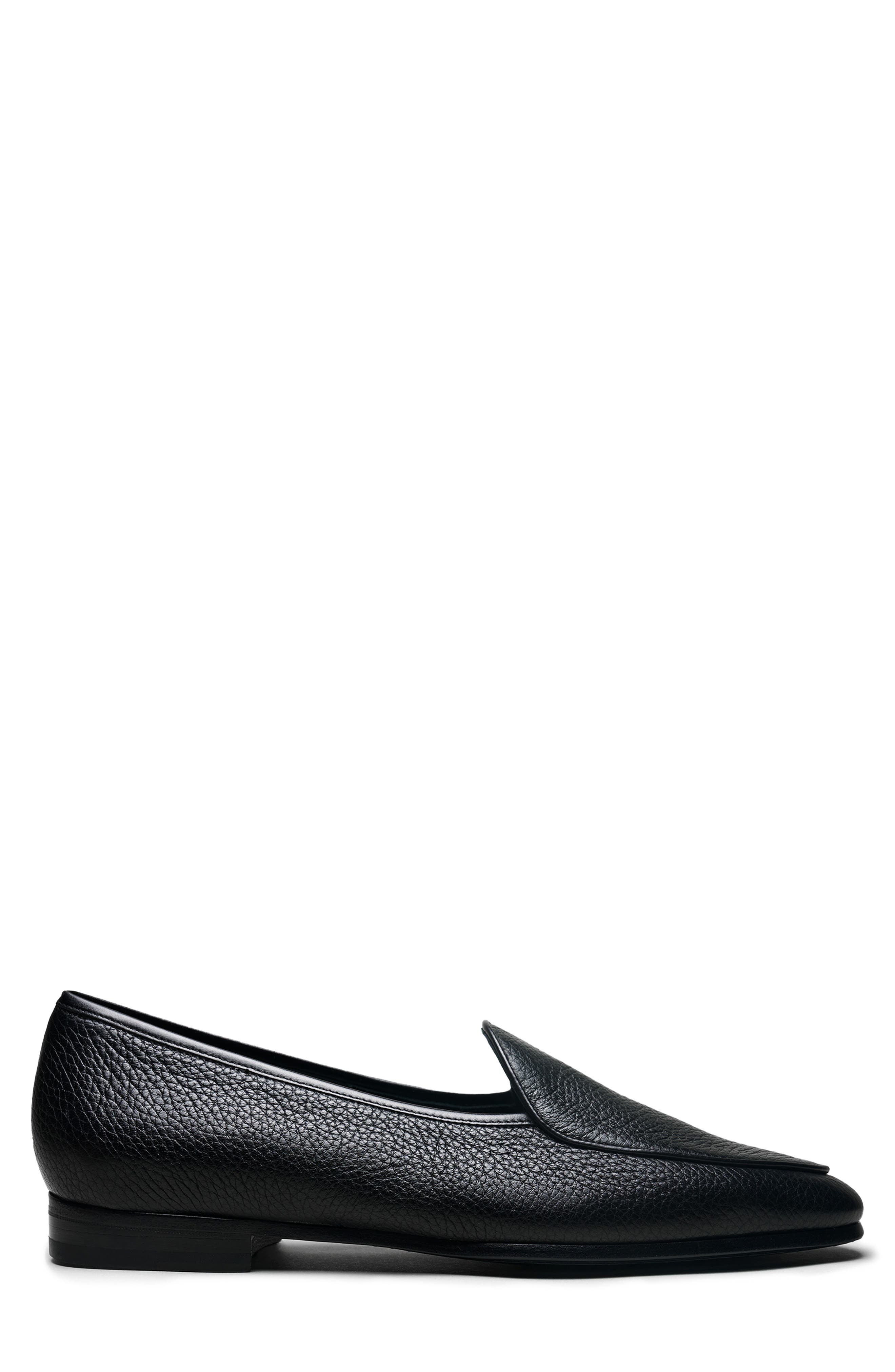 MORJAS The Belgian Loafer, Alternate, color, Black Deerskin