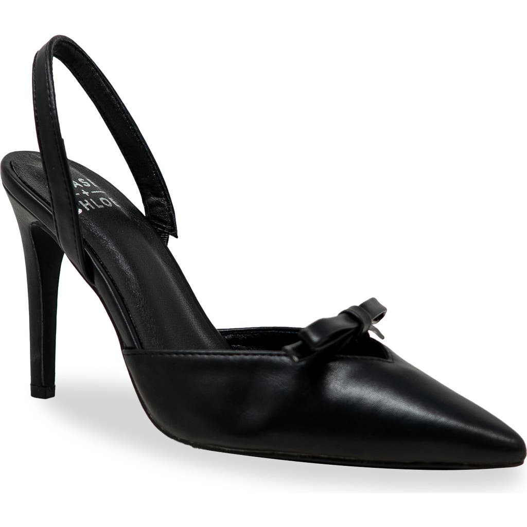 CHASE & CHLOE CHASE AND CHLOE CAMILLA SLINGBACK POINTED TOE PUMP