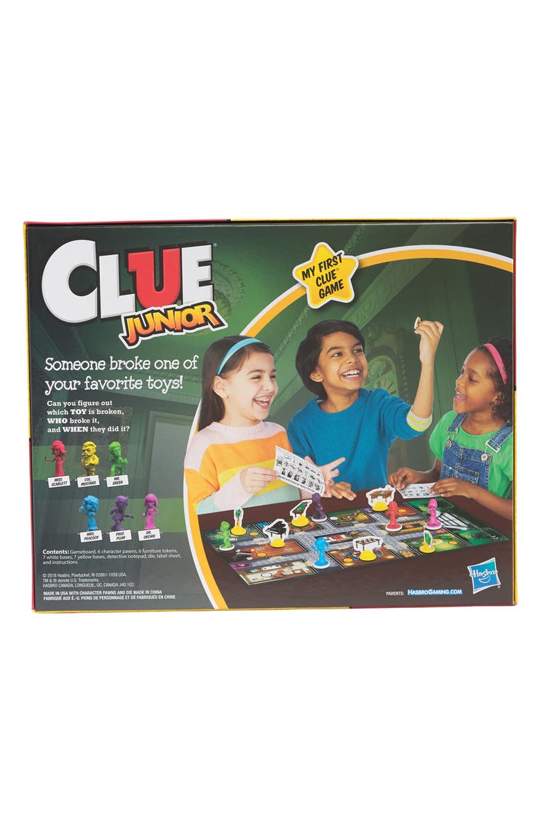 HASBRO Clue Junior Board Game, Alternate, color, 