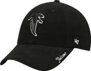 '47 Women's '47 Black Atlanta Falcons Miata Clean Up Legacy Adjustable Hat