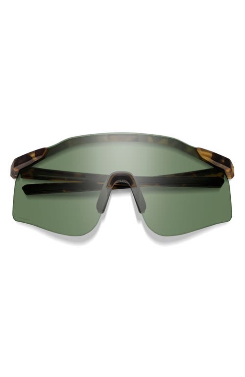 Smith Defy 135mm Chromapop™ Polarized Shield Sunglasses In Green