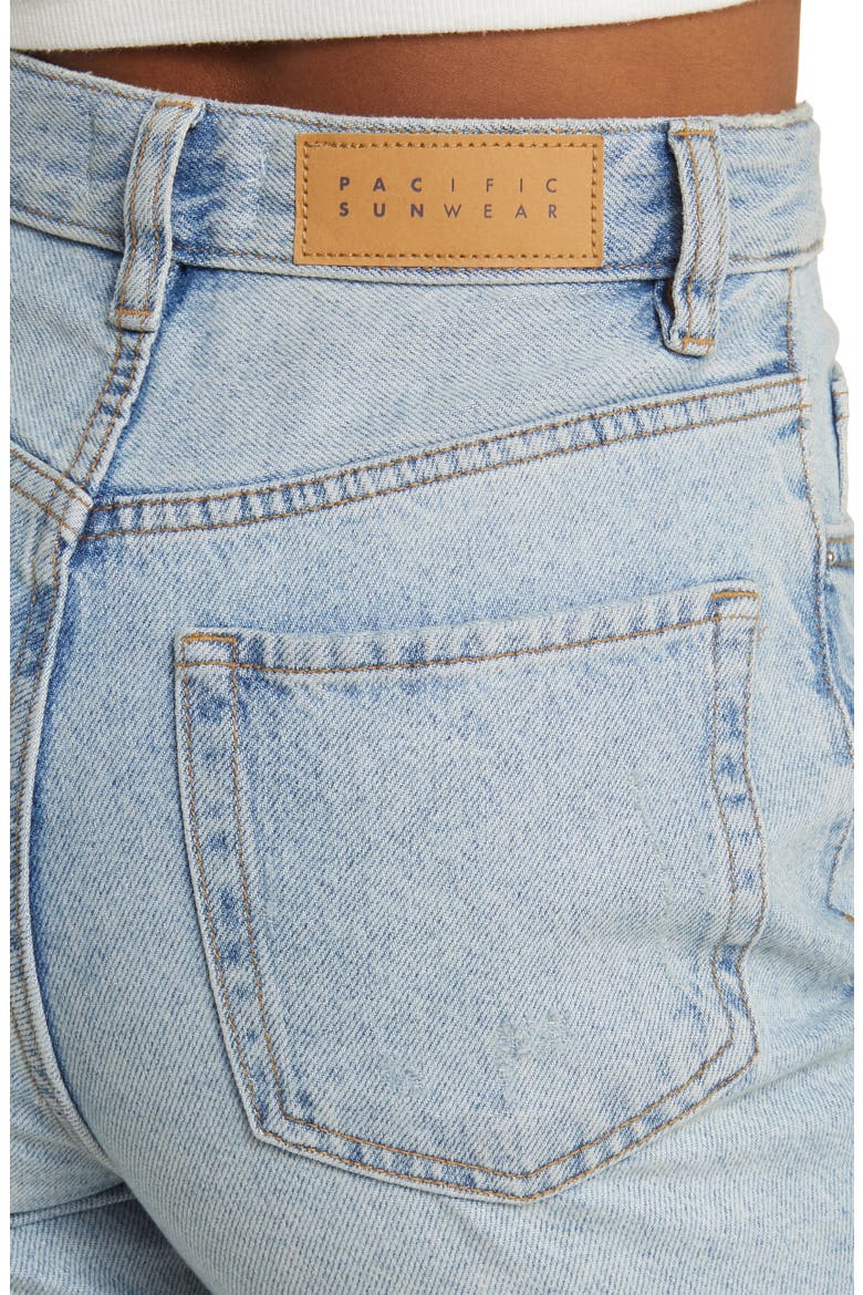 '90s Allan Ripped Boyfriend Flare Jeans, Alternate, color, MEDIUM INDIGO