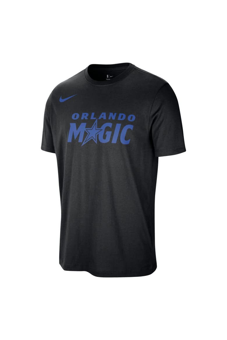 Unisex Nike Black Orlando Magic Team Wordmark Essential T-Shirt, Alternate, color, Black