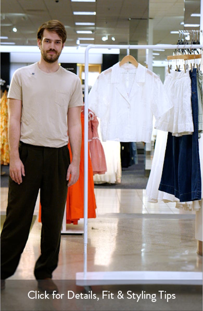 Rosalie Embroidered Eyelet Shirt, sales video thumbnail