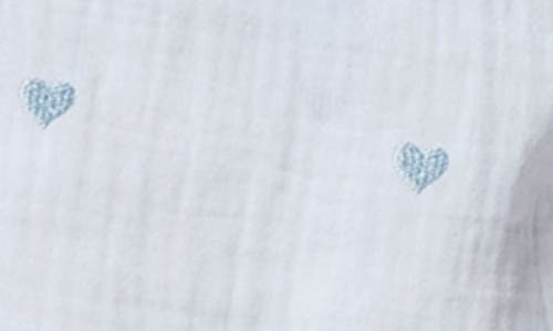 Splendid Lottie Love Cotton Gauze Pajamas In White