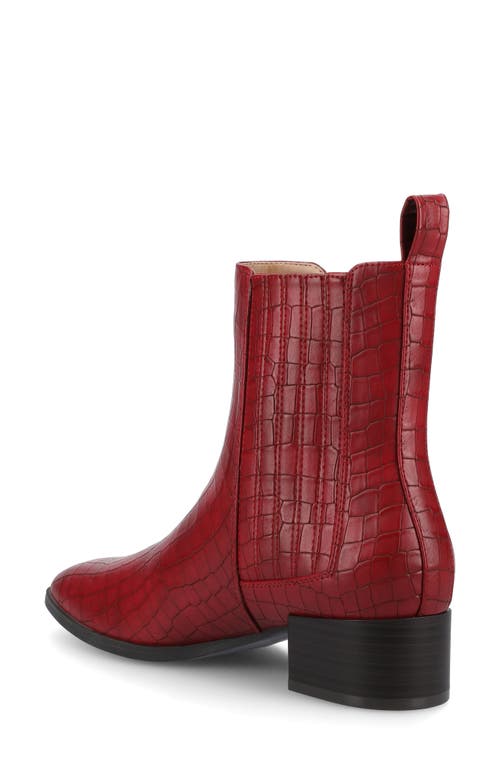Journee Collection Wrenley Bootie In Red