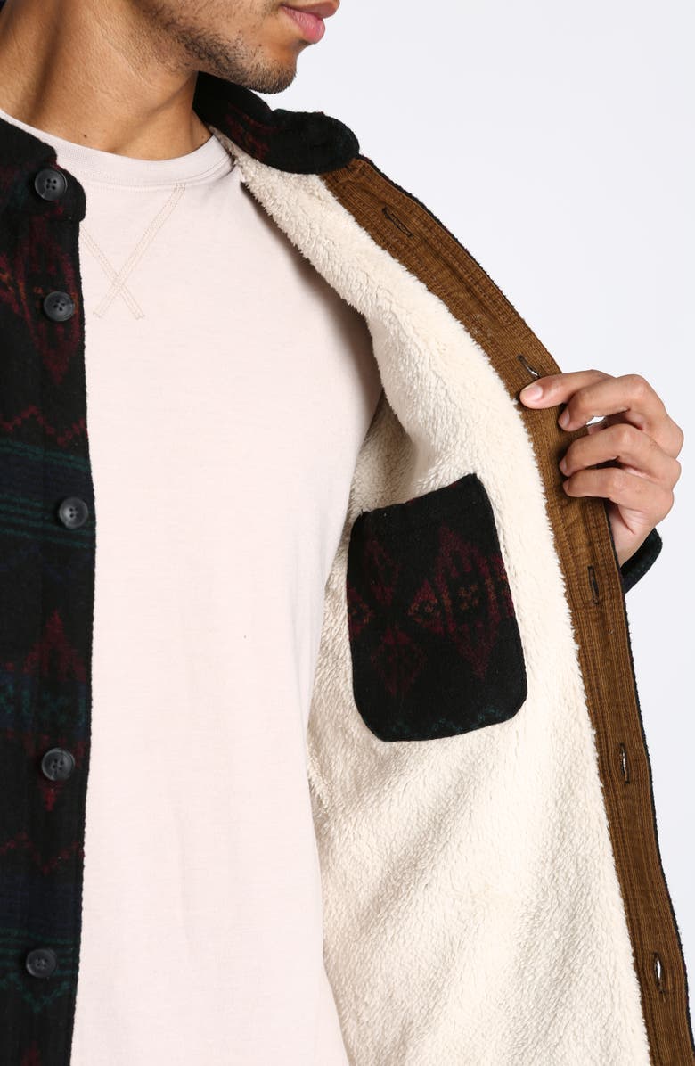 JACHS Fleece Lined Shirt Jacket, Alternate, color, 