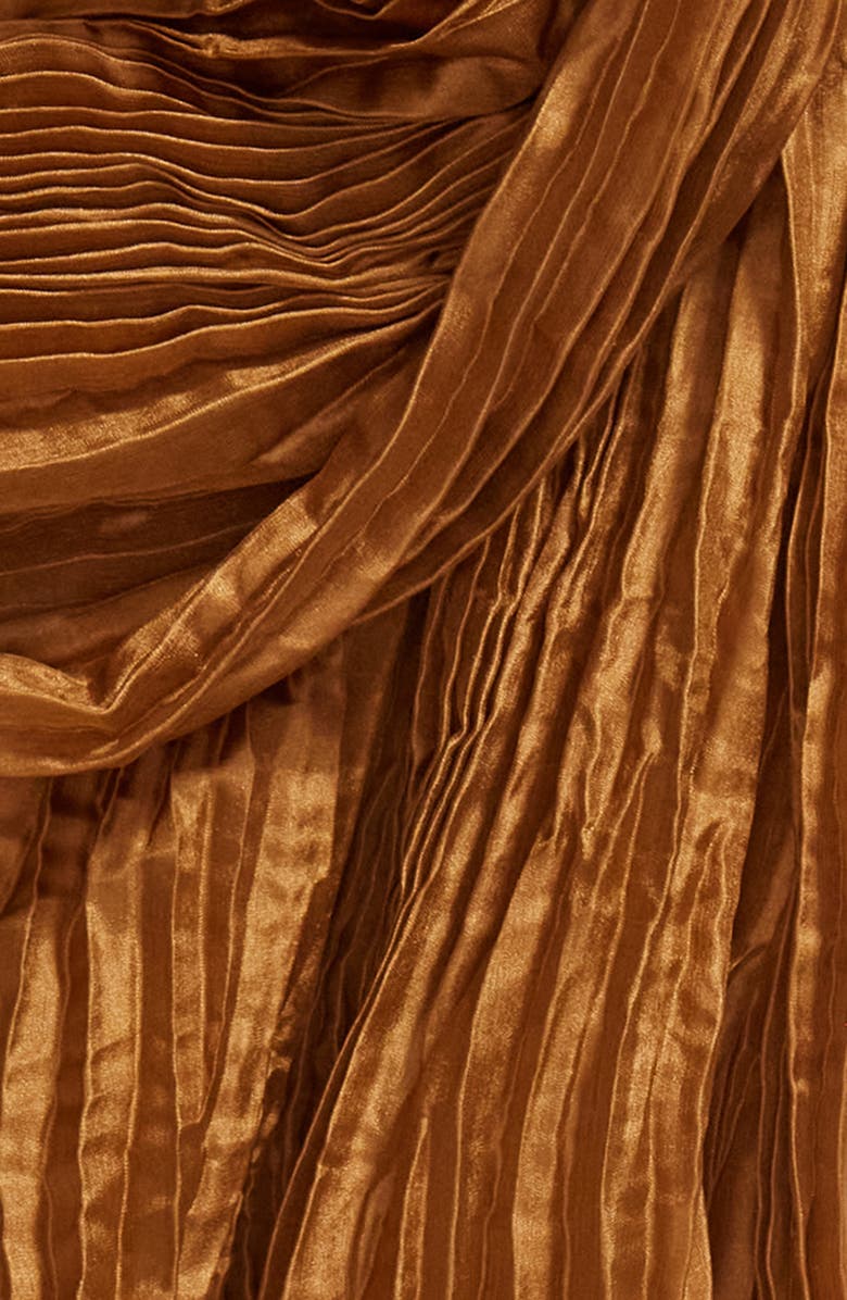 Eileen Fisher Whisper Plissé Silk Scarf, Alternate, color, 