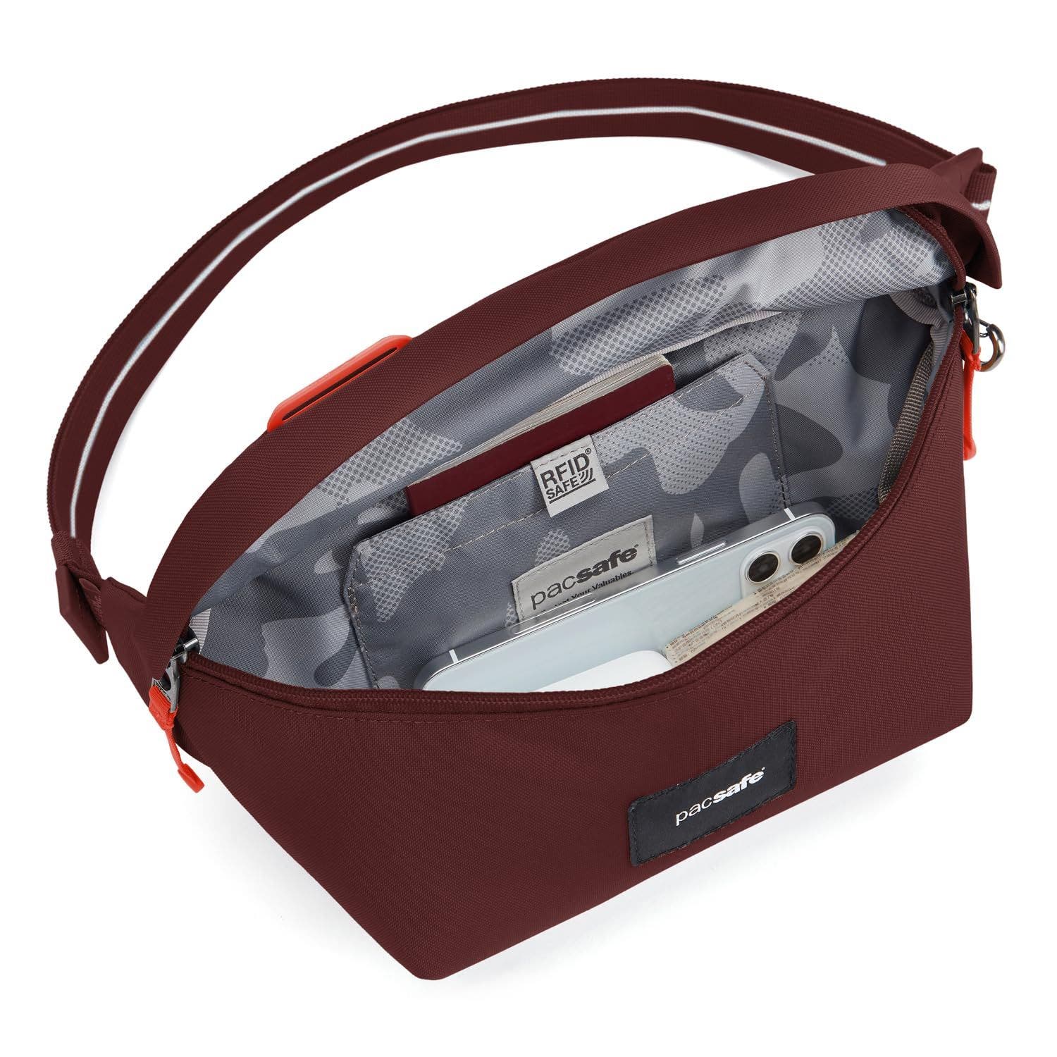 Go Anti Theft Sling Pack, Alternate, color, Garnet Red