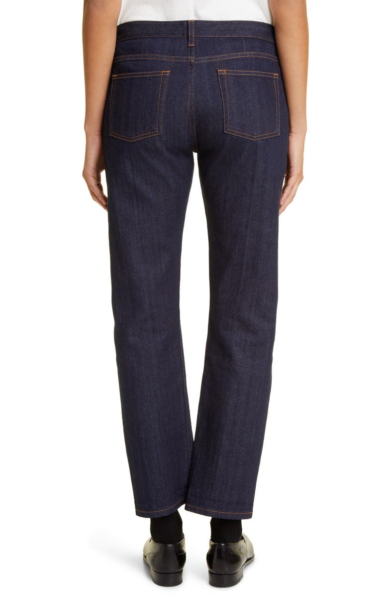 The Row Riaco Selvedge Straight Leg Jeans, Alternate, color,